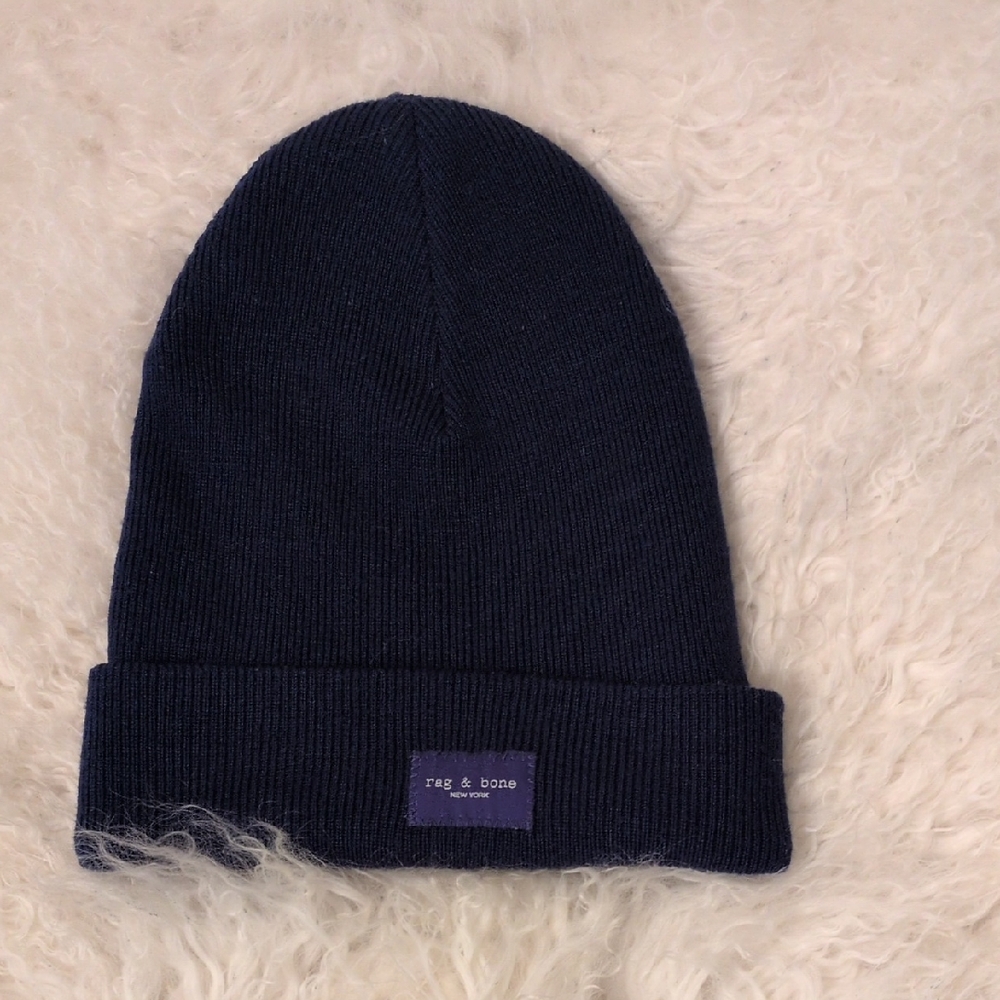 Rag & Bone Blue Knit Hat
